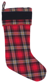 Vickerman Qtx17142 Decorative 8"X19" Scotsman Collection Christmas Stocking