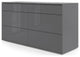 Bedford Dresser, Dark Gull Gray Glass