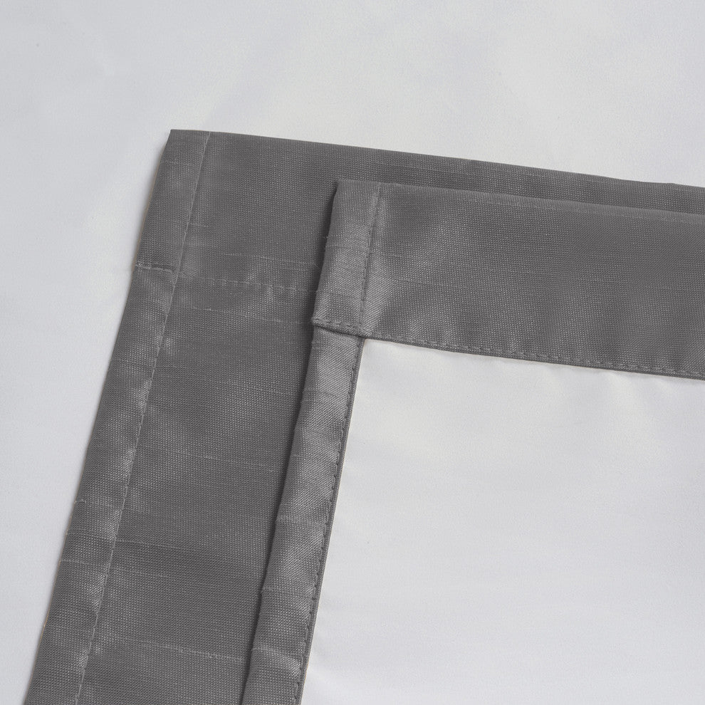 Soho Triple-Pass Single Blackout Curtain, Gray, 42"x63"