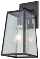1-Light Outdoor Wall Lantern, Imperial Black, Medium