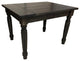 Black English Farmhouse Table, 72"
