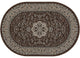 Kensington Center Glow Brown 5'3"x7'7" Oval Area Rug