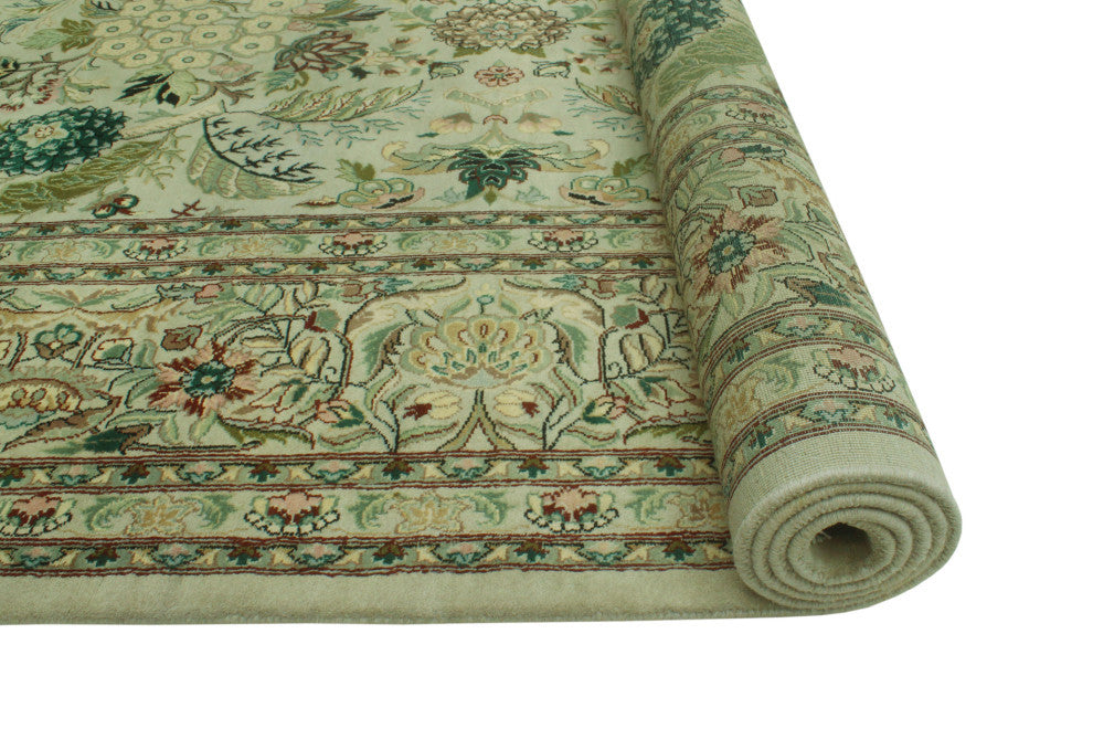 Pak-Persian Suzette Bone Gray/Gold Rug, 8'2x10'2