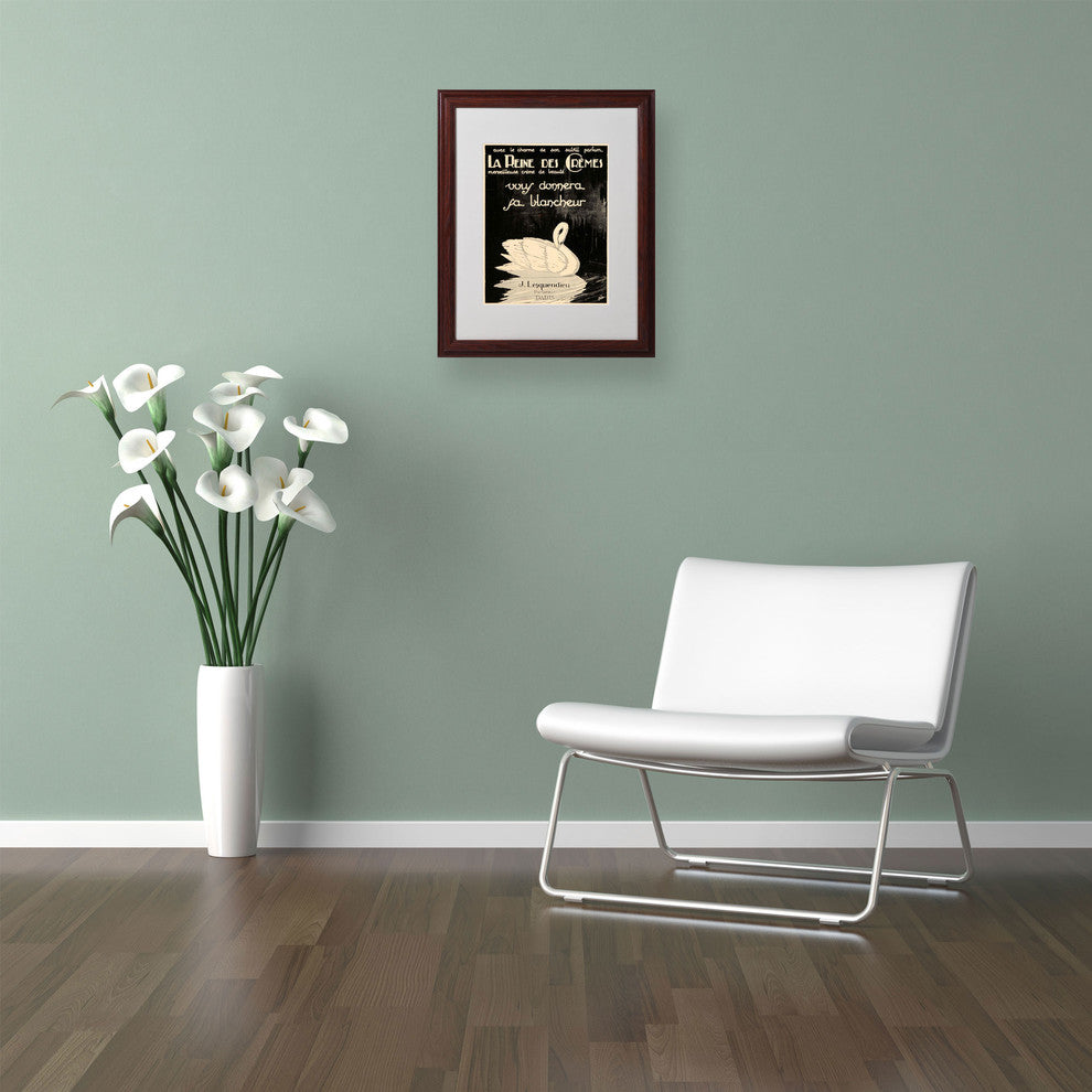 'Lesquendieu Cremes' Matted Framed Canvas Art by Vintage Apple Collection