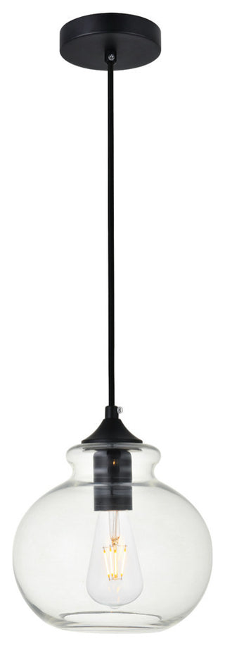 Elegant Destry 1-Light Black Pendant