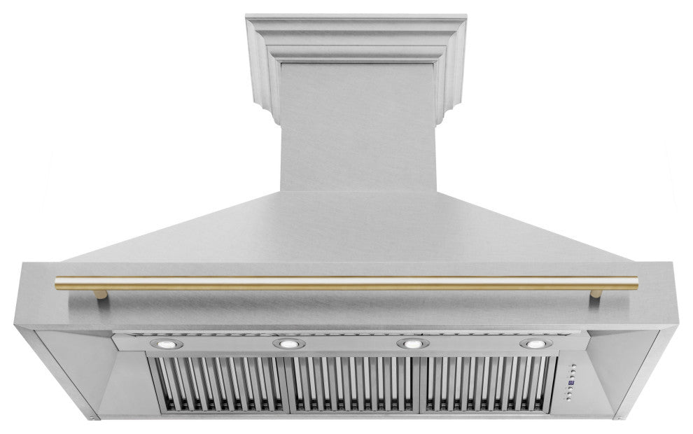 ZLINE 48 In. Wall Mount Hood, DuraSnow With DuraSnow Shell, 8654SNZ-48-G