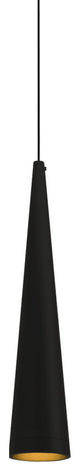 Short Cone Small Pendant - Matte Black - 5W