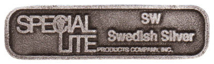 7' Smooth Aluminum Direct Burial Post with Photo Cell, Swedish Silver