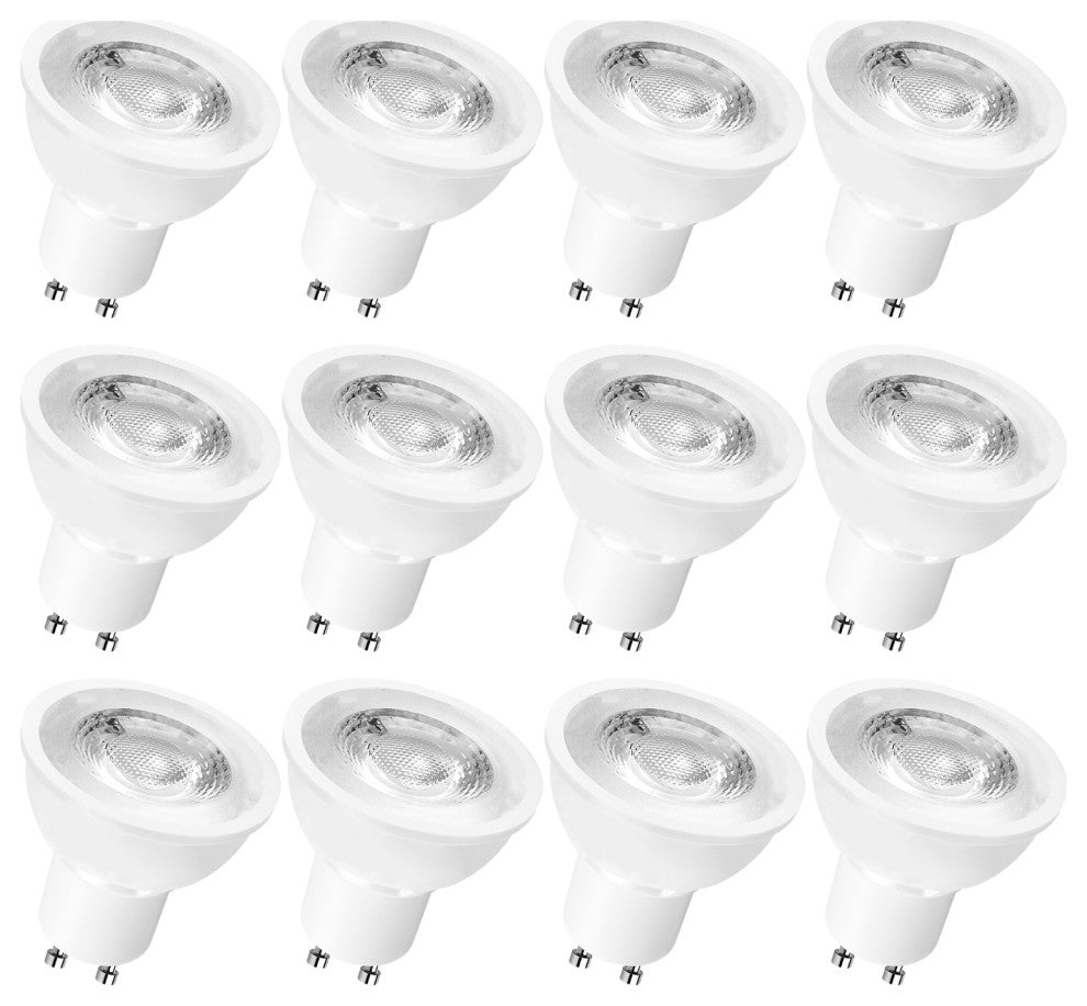 MR16 GU10 LED 50W Halogen Soft White 500lm Spotlight 12 Pack