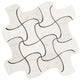 Shell Stone Limestone Fusion Design on 12"x12" Mosaic Tile (10 sqft per box)