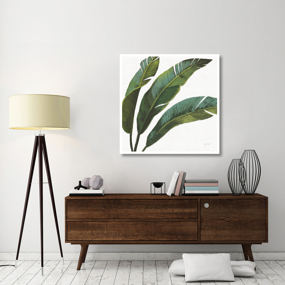 "Welcome to Paradise XI on White" Digital Paper Print by Janelle Penner, 42"x42"