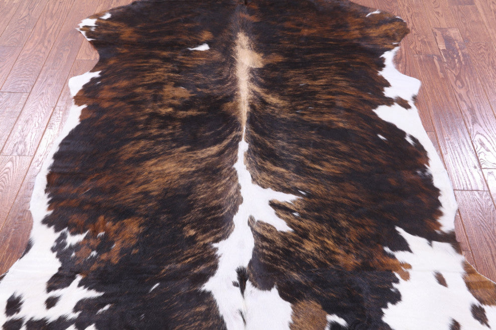 Organic Natural Hair-On Cowhide Area Rug 7' 4" X 5' 9" C1500