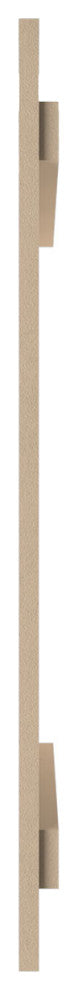 Rustic 4 Board Joined B-N-B Faux Wood Shutters, 22x50", Smooth