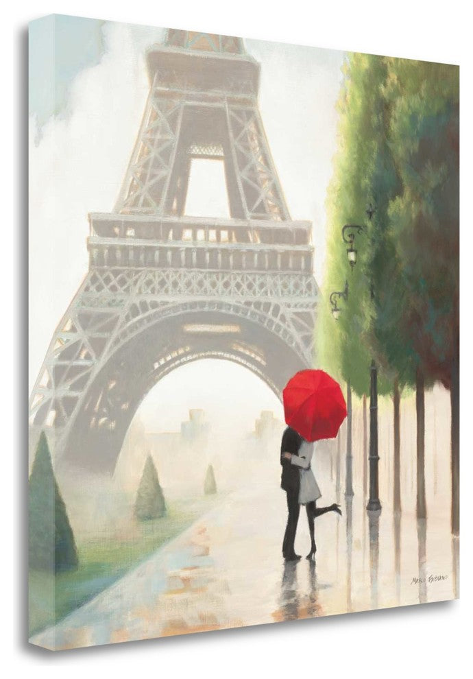 "Paris Romance II" By Marco Fabiano, Giclee Print on Gallery Wrap Canvas