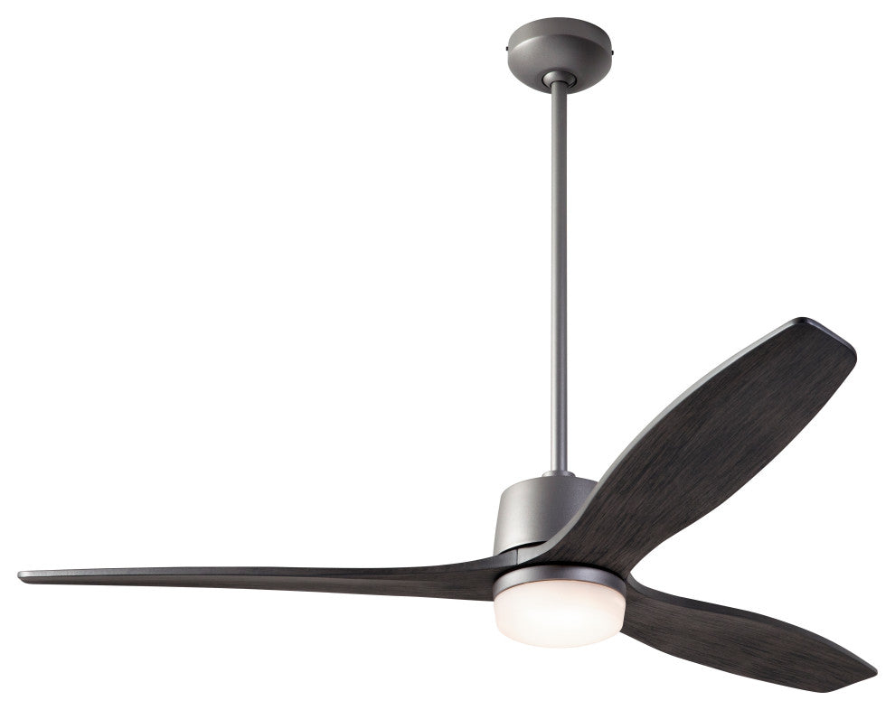 Arbor Fan, Graphite, 54" Ebony Blades With LED, Wall Control