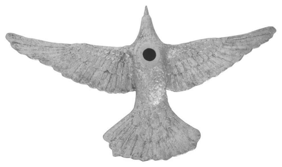 Dove Wall Art, Silver Leaf A