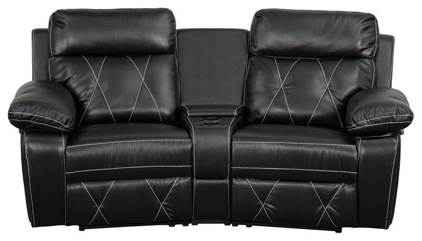 Flash Reel Comfort CV 2 Seat Black Theater Seating - BT-70530-2-BK-CV-GG