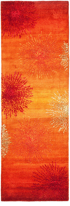Safavieh Soho Soh712R Rug, Rust/Multi, 8'3"x11'0"