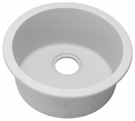 Elkay 18 1/8" One Bowl Drop In/Undermount Granite Bar/Prep Kitchen Sink
