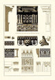 Entablatures, Terracottas and Cymas - Fine Art Giclee Print 24" x 36"
