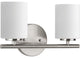Replay 2-Light Bath Light, Brushed Nickel