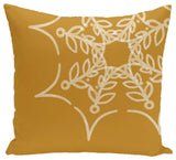 Web Art Holiday Print Pillow, Gold, 26"x26"