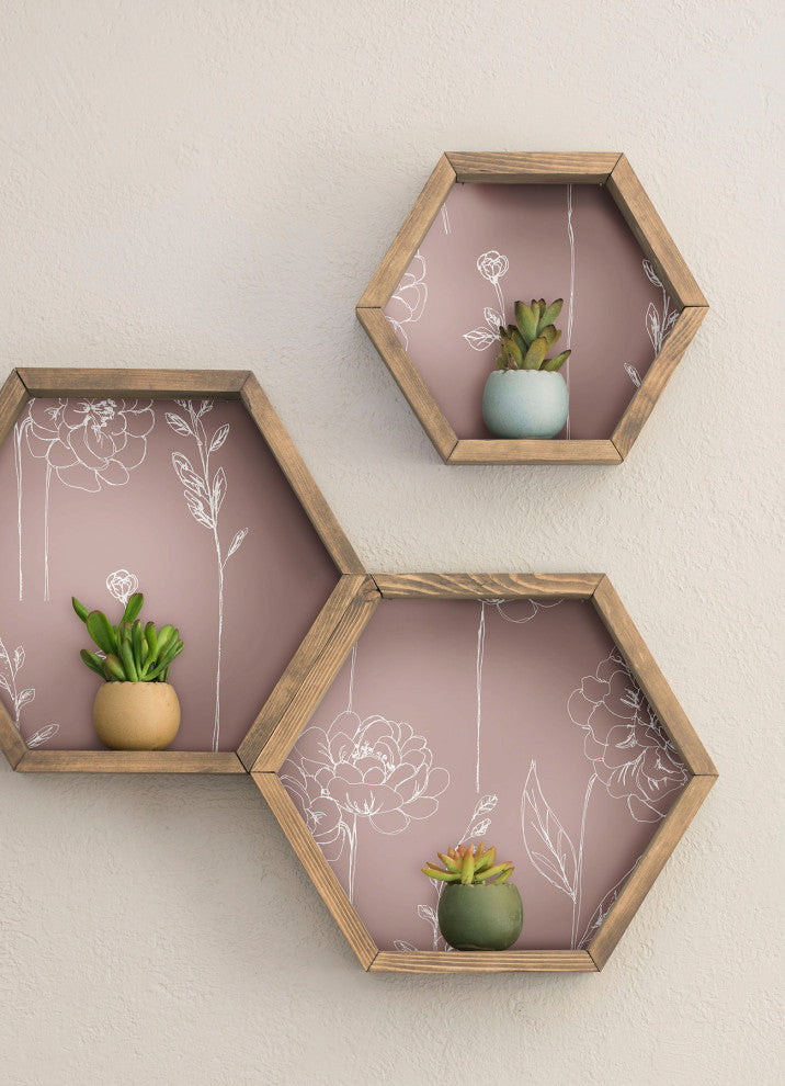 Pink Maisey Peel & Stick Wallpaper