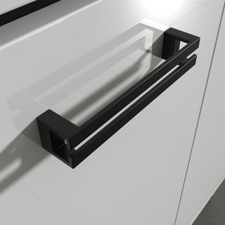 Bonnie 48" Single Bathroom Vanity Set Ceramic, Glossy White