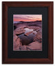 Michael Blanchette ''Tide Pool Geometry'' Art, Wood Frame, Black Mat, 14x11