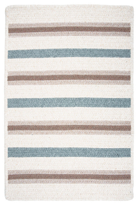 Colonial Mills Allure AL49 Sparrow Stripes Area Rug, Rectangular 8'x11'