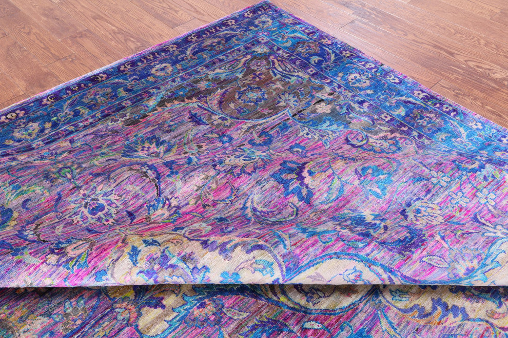 Handmade Persian Silk Rug7' 10" X 10' 0" Q6820