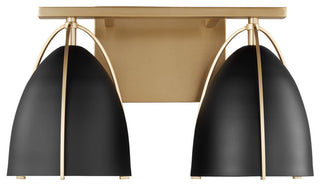 Norman 2-Light Wall / Bath, Satin Brass
