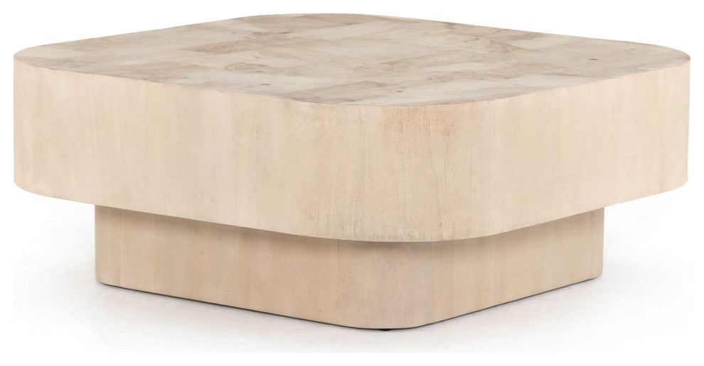 Blanco Coffee Table-Bleached Burl