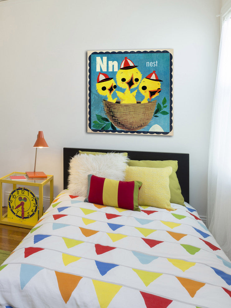 "Nest" Painting Print on Canvas by Curtis