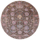 Ahgly Company Indoor Round Mid-Century Modern Area Rugs, 7' Round