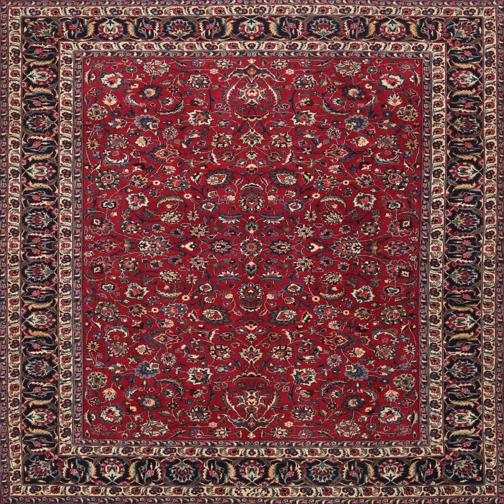 Ahgly Company Indoor Square Traditional Area Rugs, 8' Square