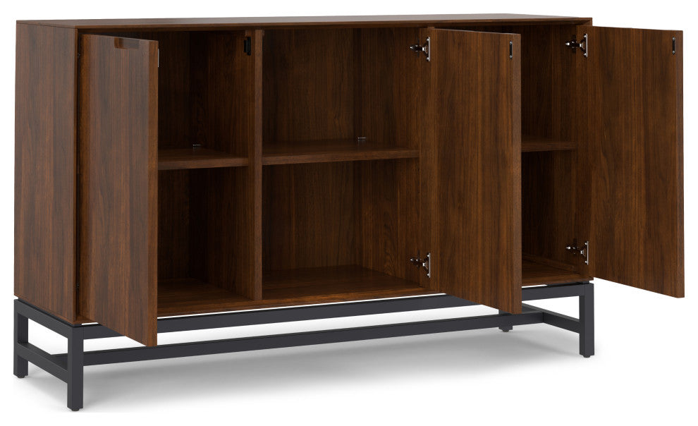 Banting 3 Door Sideboard Buffet, Natural Walnut