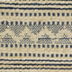 8??x 10??Blue and Beige Chevron Striped Area Rug