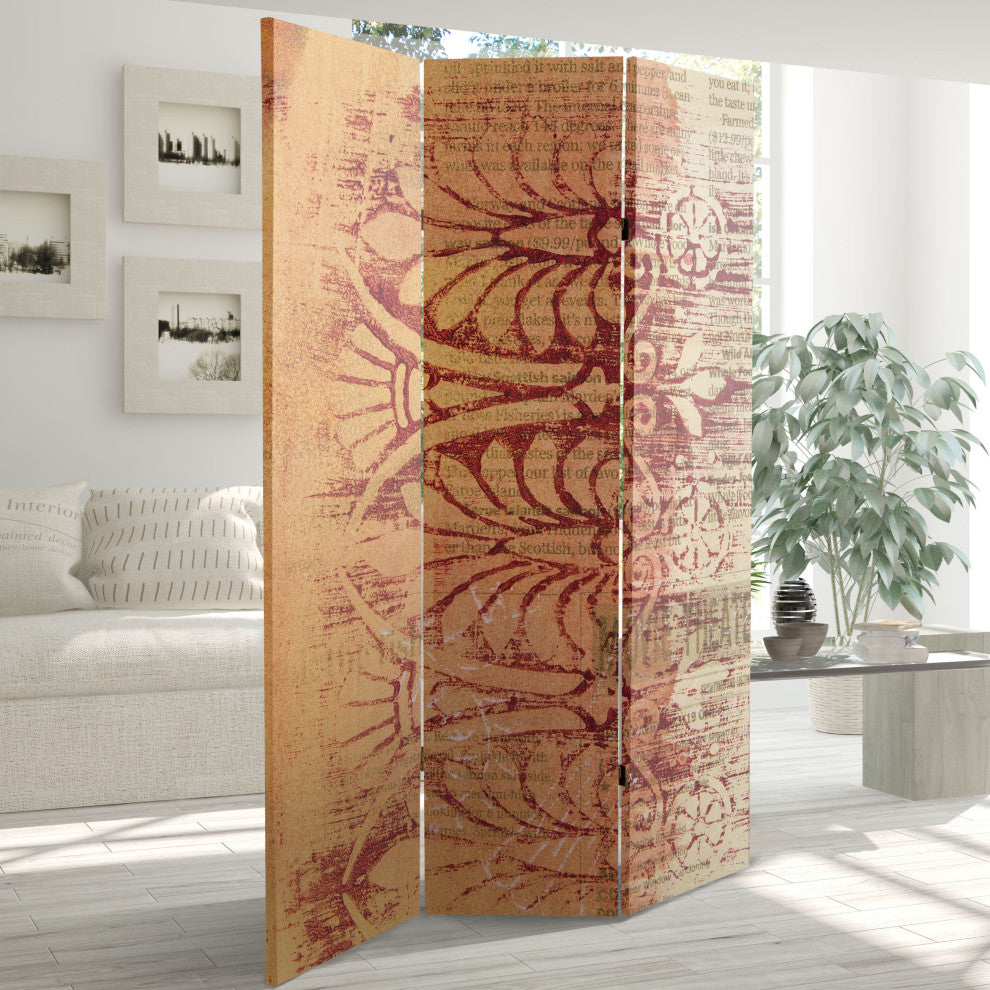6'' Tall Yesterday Canvas Room Divider