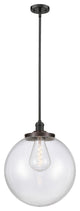 Beacon Pendant, Oil Rubbed Bronze, Clear