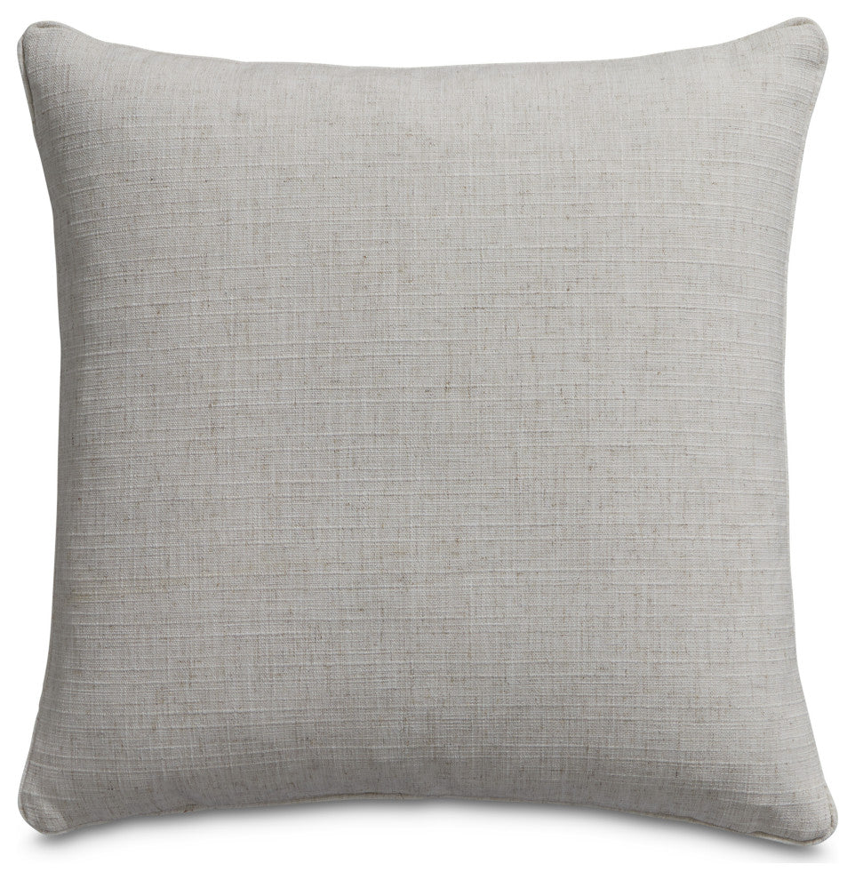Moonbeam Moro 19" Square Throw Pillow, Set of 2, Natural