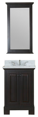 Richmond 24" Bathroom Vanity With Carrera Marble Top