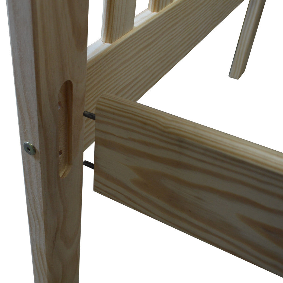 Harmony Bed, Unfinished, Full