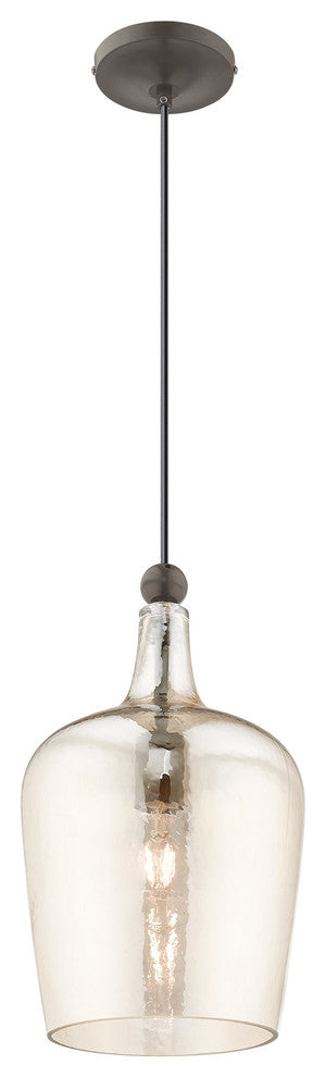 Livex Lighting English Bronze 1-Light Mini Pendant