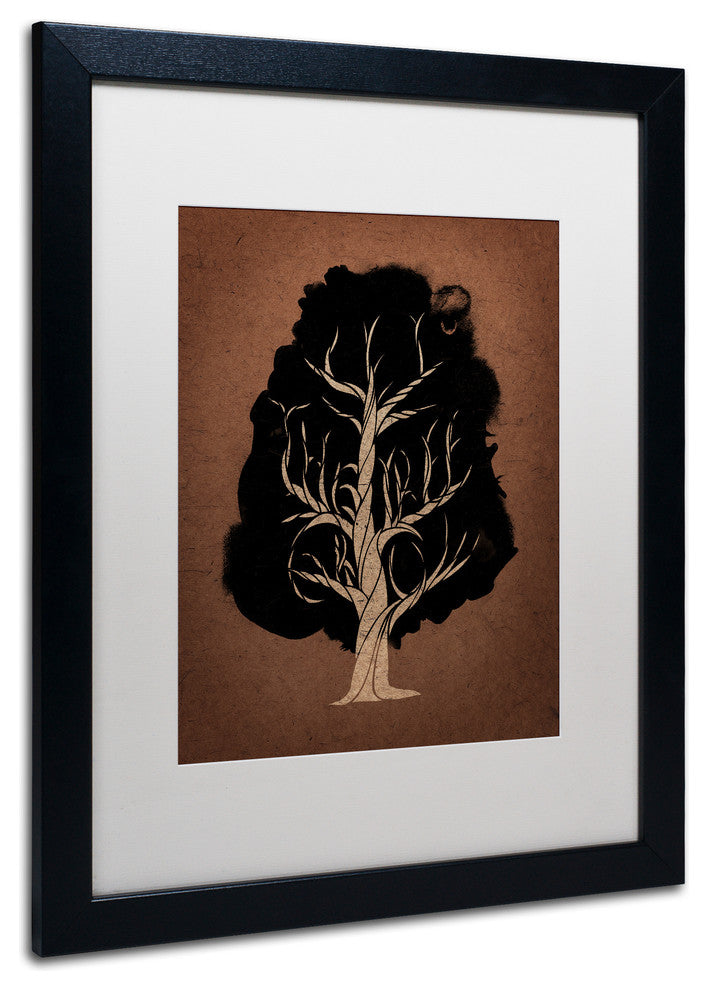 Robert Farkas 'Let The Tree Grow' Art, Black Frame, White Mat, 20x16