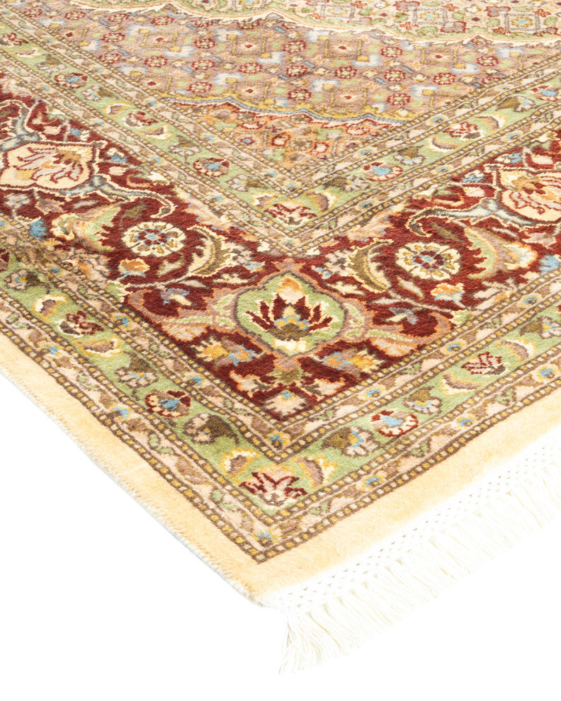 Kyauktaw One-of-a-Kind Hand-Knotted Area Rug Ivory, 6'8"x10'1"