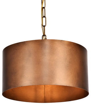 Elegant Lighting LD6015D15 Miro 15" Pendant - Manual Brass