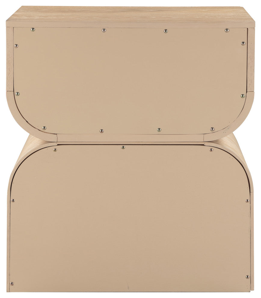 Jace Oak Veneer Night Stand, Natural