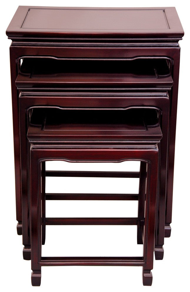 Rosewood Nesting Tables, Rosewood