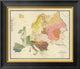 "Ethnographic, Europe, 1856" Framed Canvas Giclee by Gustaf Kombst, 20x17"